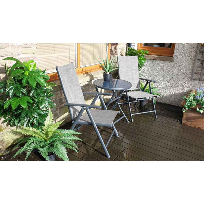 Corktown 2 - Person Patio Dining Set with Round Table
