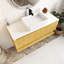 Meuble-lavabo mural simple 48 po avec comptoir