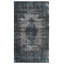 Tapis oriental Zoroastrian Kerman 7 po 4 po x 13 pi 3 po gris anthracite
