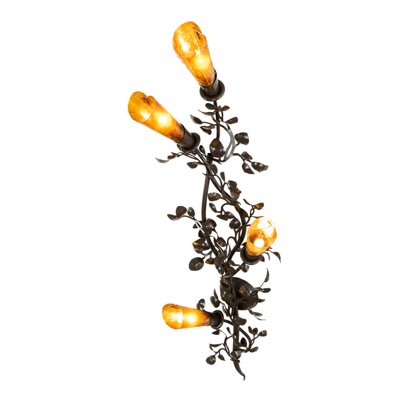 4 - Light Flush Mounted Sconce