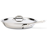 All-Clad D3® Stainless Steel Frying Pan with Lid