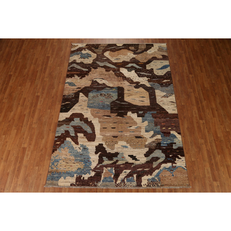 Cotton Abstract Indoor Rug
