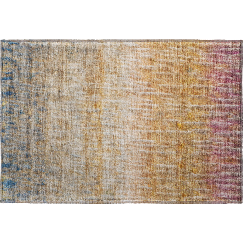 Tapis décontracté de qualité supérieure Mayfield AMF2317, Orange, 1 pi 8 po x 2 pi 6 po