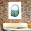 Shimmering Snail - Wrapped Canvas Print-365136575