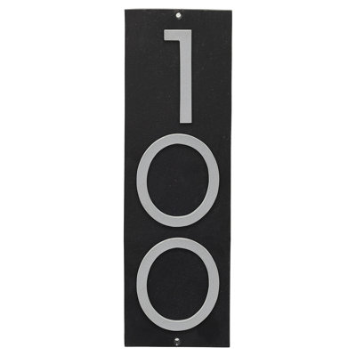 Floating 1-Line Wall Address Plaque