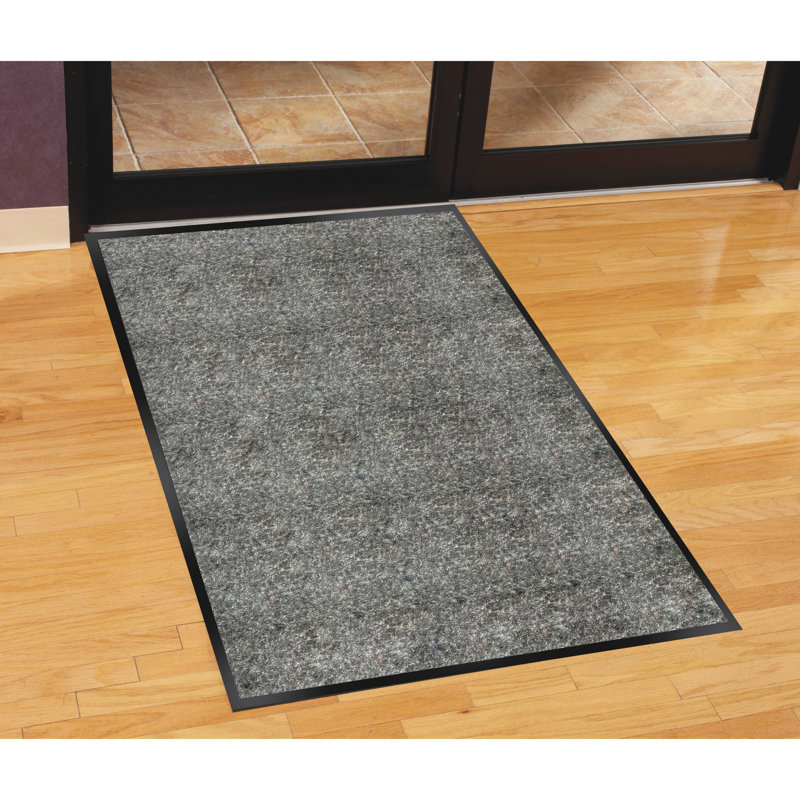 Tapis d'entrée gris anthracite Grantham, Rectangle 4 pi x 6 pi