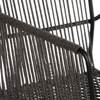 Repose-pieds d'extérieur avec coussin Sandur