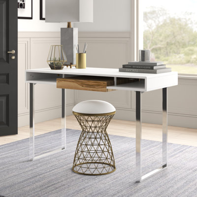 Danico Metal Base Writing Desk