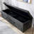 Polyester Upholstered Storage Bench-563092633