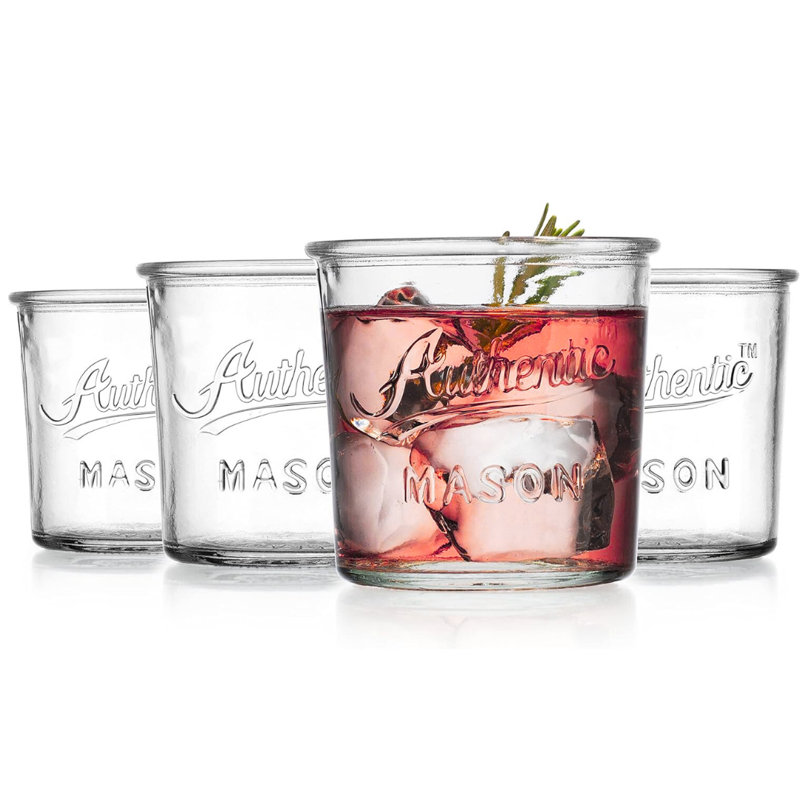 Retroware 12oz. Handmade Drinking Glasses Set