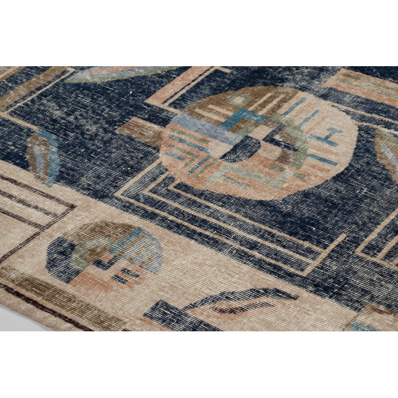 Vintage One-of-a-Kind 6'11X9'11 Hand Knotted Area Rug