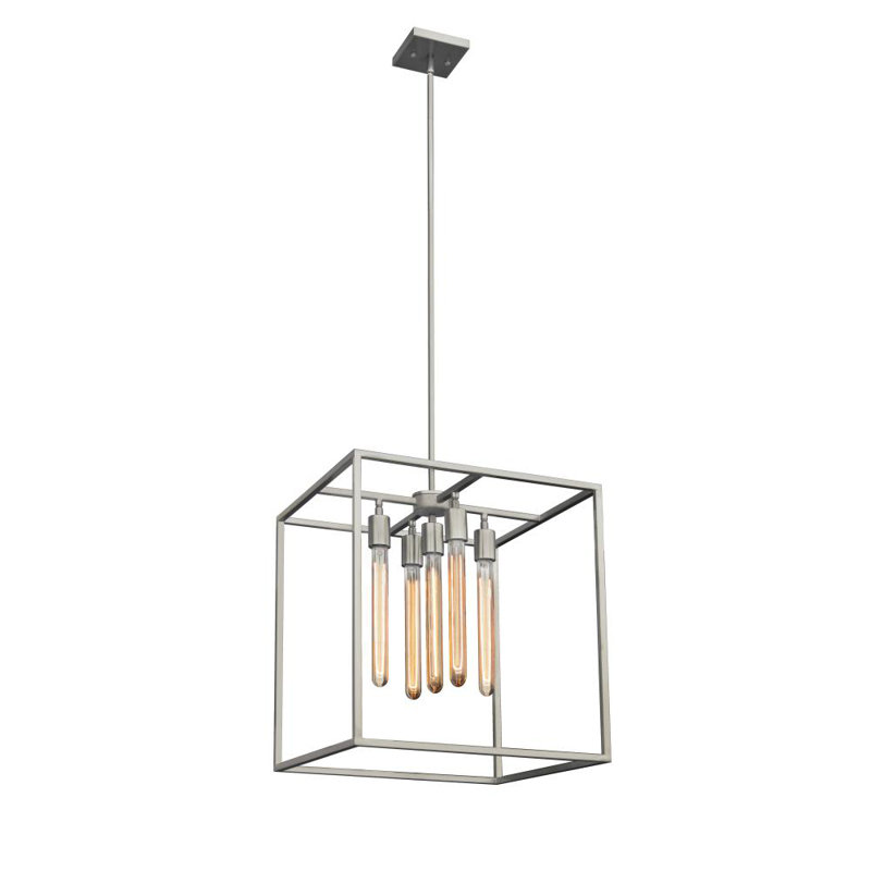 Lustre 5 lumières Kip Ch580 5Ss Tracey, H 19,5 po x l 18 po x P 18 po, Acier Inoxydable