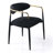 Hillard Hillard Upholstered Rounded Edge Arm Chair-1758380710