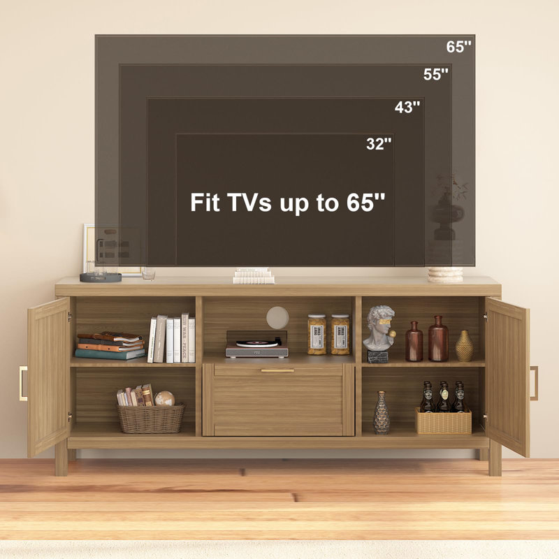 Meuble télé 59 po pour téléviseur jusqu'à 50 60 65 po
