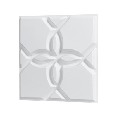 Panneaux muraux 3D 3D, paquet de 33 tuiles en PVC 11,81 po x 11,81 po Modern Art