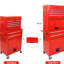 Coffre à outils 6 en 2 détachable 2 en 1 - capacité de 100 kg, rouge pour atelier-1120738885