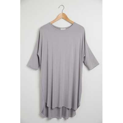 Pure Fibre Women’s 3/4 Sleeve Nightshirt – Soft Rayon from Bamboo Sleepwear