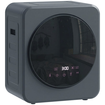 HOMCOM Vented Tumble Dryer 4kg Wet Laundry 2.5kg Dry Capacity 800W