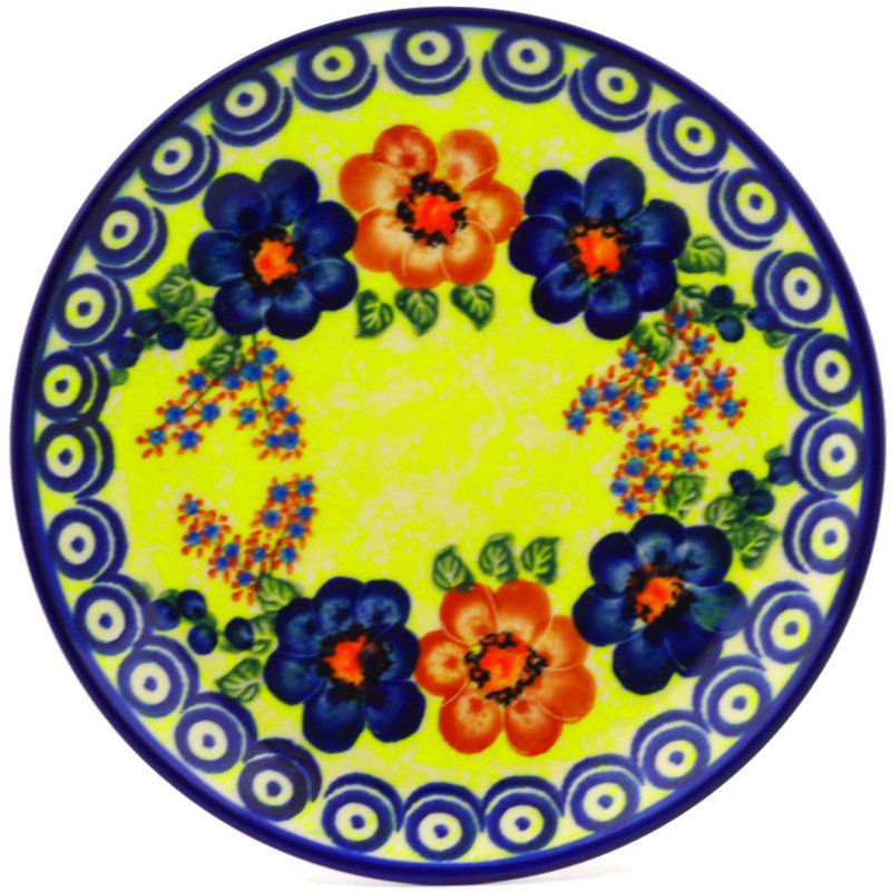 Polish Pottery 7" Stoneware Plate