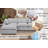 Modular Plush Chenille Extra Soft Deep Cloud Sectional U-shaped Sofa With Ottoman & Armrest Pillows-1422645184