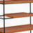 Rectangular Metal Frame Bookshelf
