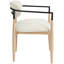 Chaise de salle à manger rembourrée en tissu Riccio Performance-790394332-790394333