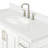 49'' Single Bathroom Vanity with White Quartz Top-93359254