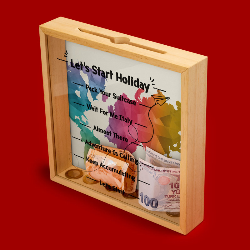 Brown Wood Picture Frame, Yes