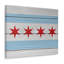 «Wooden Chicago Flag», art mural sur toile