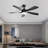 52 Inch Modern Ceiling Fan With 3 Color Dimmable Led Light 5 Abs Blades Remote Control Reversible Dc Motor-1637942004-1637942010