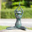 Frog Weather Resistant Metal Garden Statue