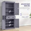Armoire de cuisine, grande armoire de rangement autoportante-922193252
