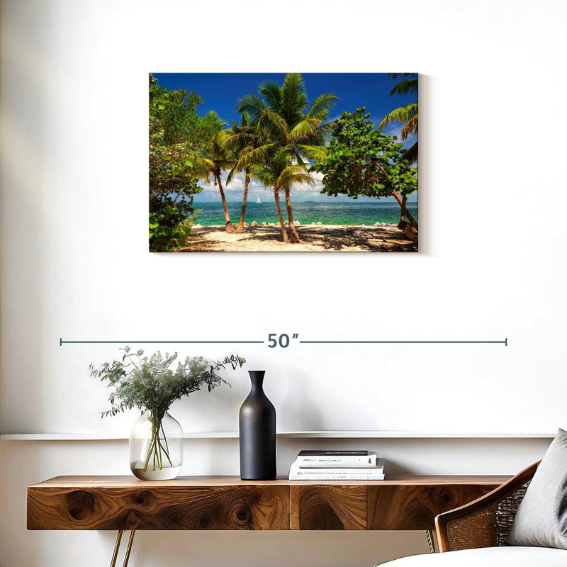Plage relaxante de Key West, H 20 po x l 30 po