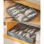 Under Bed Shoe Storage Organiser, Folding Under Bed Shoe Box With Transparent Lid Fits 12 Pairs Total - Underbed Storage Solution (1 Pcs)-931929919
