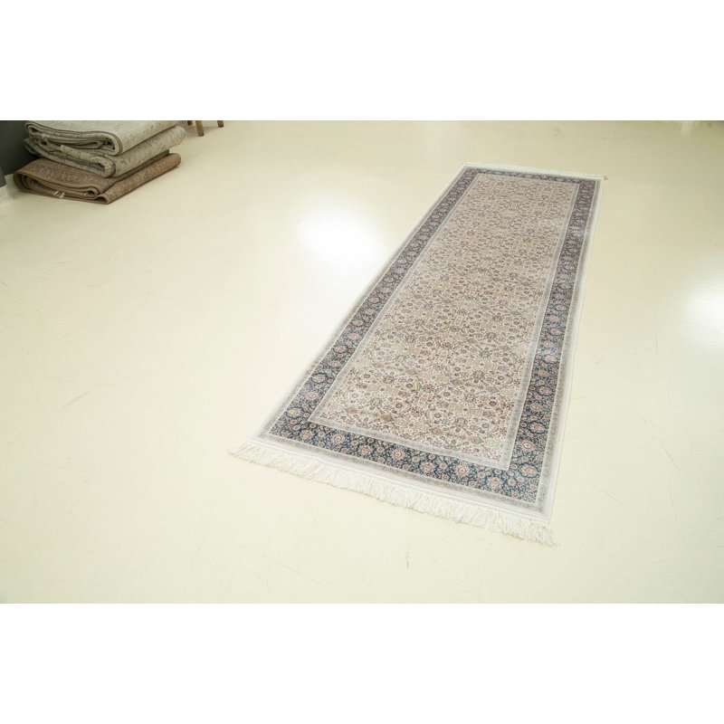 Antep Silk Rug, Runner 3'3" x 9'10"