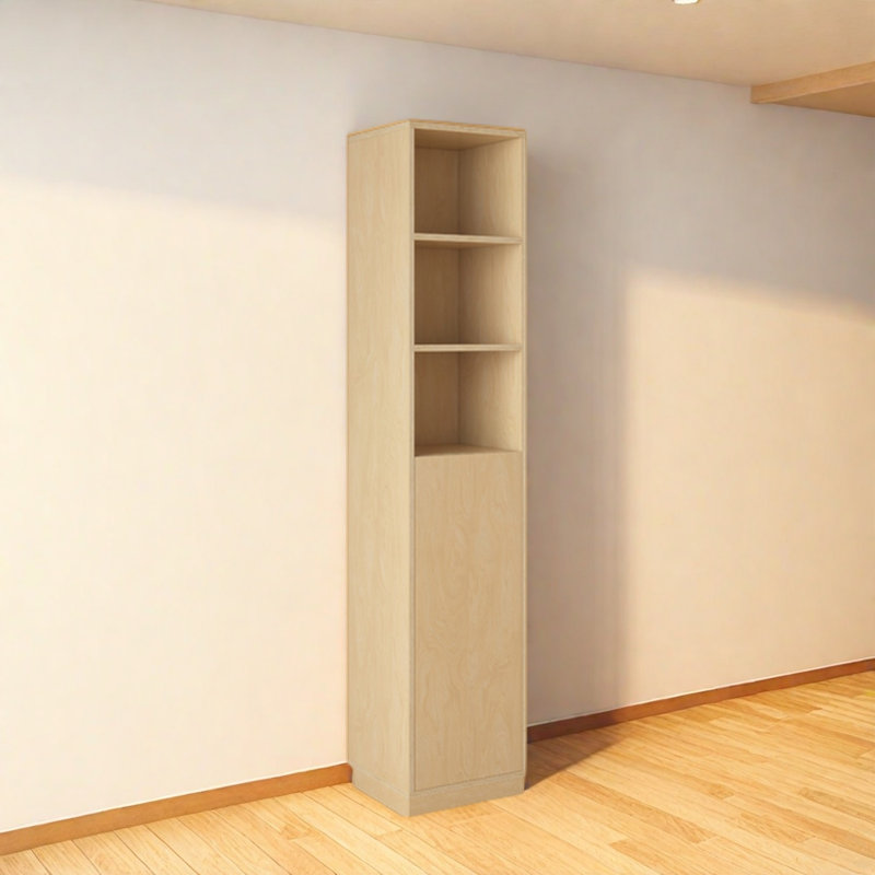 Vitaliano, Burlywood, (3 tablettes) H 78,7 po x l 15,7 po x P 15,7 po