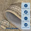 Tapis d'intérieur antidérapant lavable 2 x 6