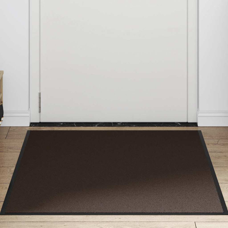 Doormat Non-Slip, Brown, 80cm W x 120cm L