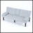 67-Inch PVC Multi-Functional Sofa Bed-1732324393