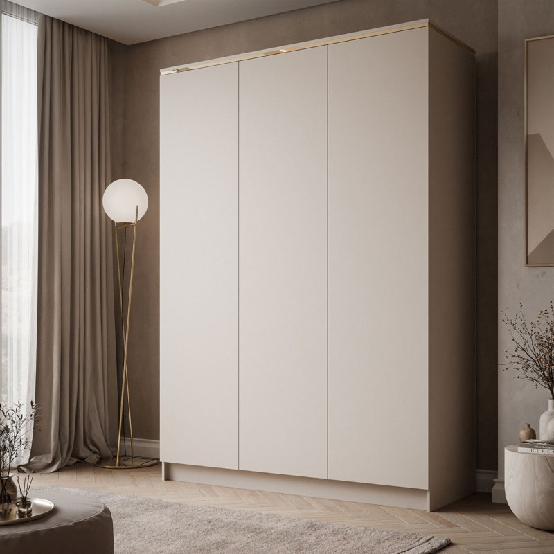 3 Door Manufactured Wood Wardrobe