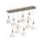 Mobius 10 - Light Rectangular Pendant - Spun Frost Shade-71880874-79318833