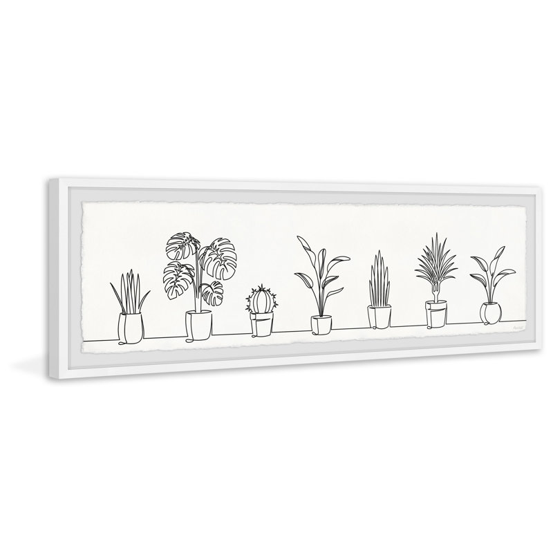 Meet My Plants - Single Picture Frame Panoramic Print, 38cm H x 114cm W x 3.81cm D