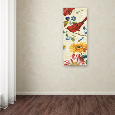 « arc jardin vii-crème », reproduction d’art sur toile tendue