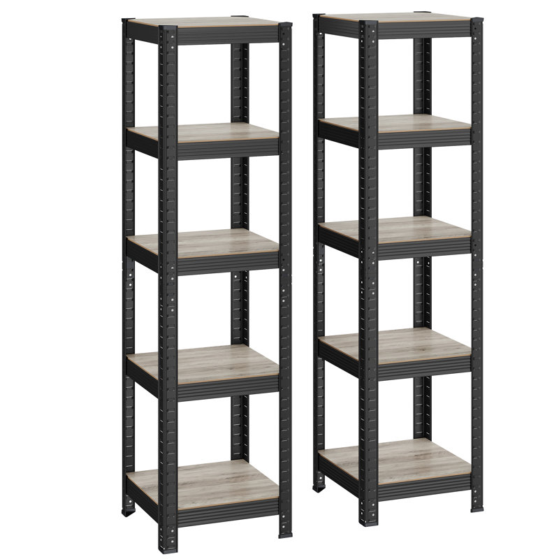 Aericka 37cm W Steel Standard Bookcase