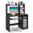 Home Office Computer Desk with Bookcase Keyboard Tray and CPU Stand-1679465471