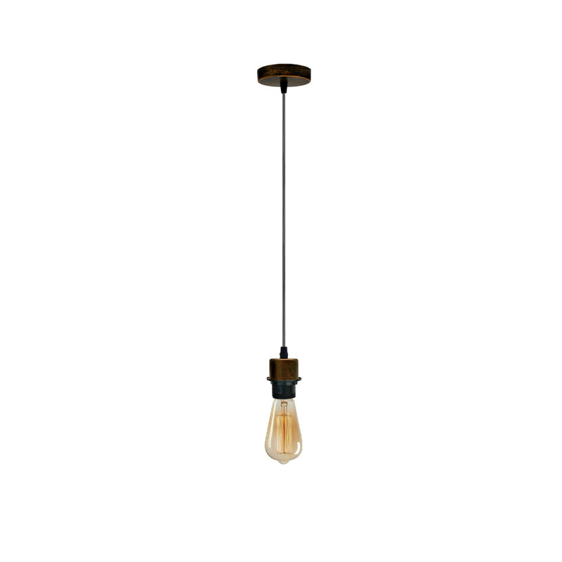Dalston 1 - Light Single Pendant, Black