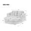 Chaise longue d'intérieur surdimensionnée 55 po-133347539