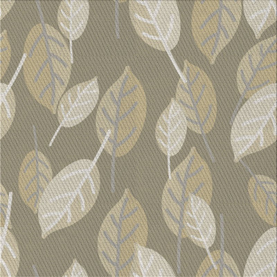 Tapis vert/brun à motifs