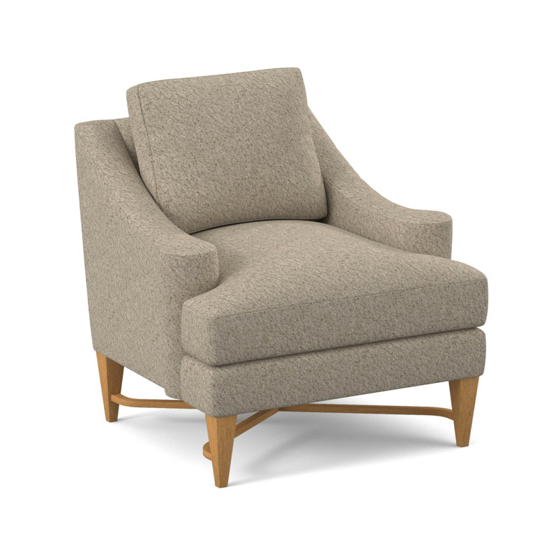 Foxtrot Upholstered Armchair, Amber, Venice Linen