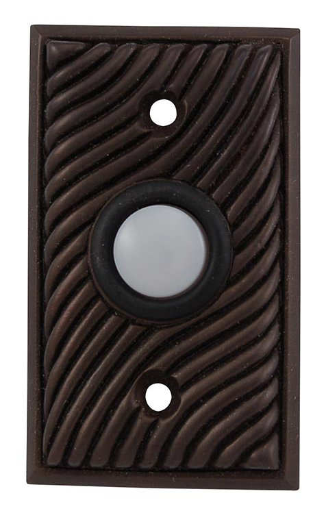 Push Button Doorbell, Oil-Rubbed Bronze